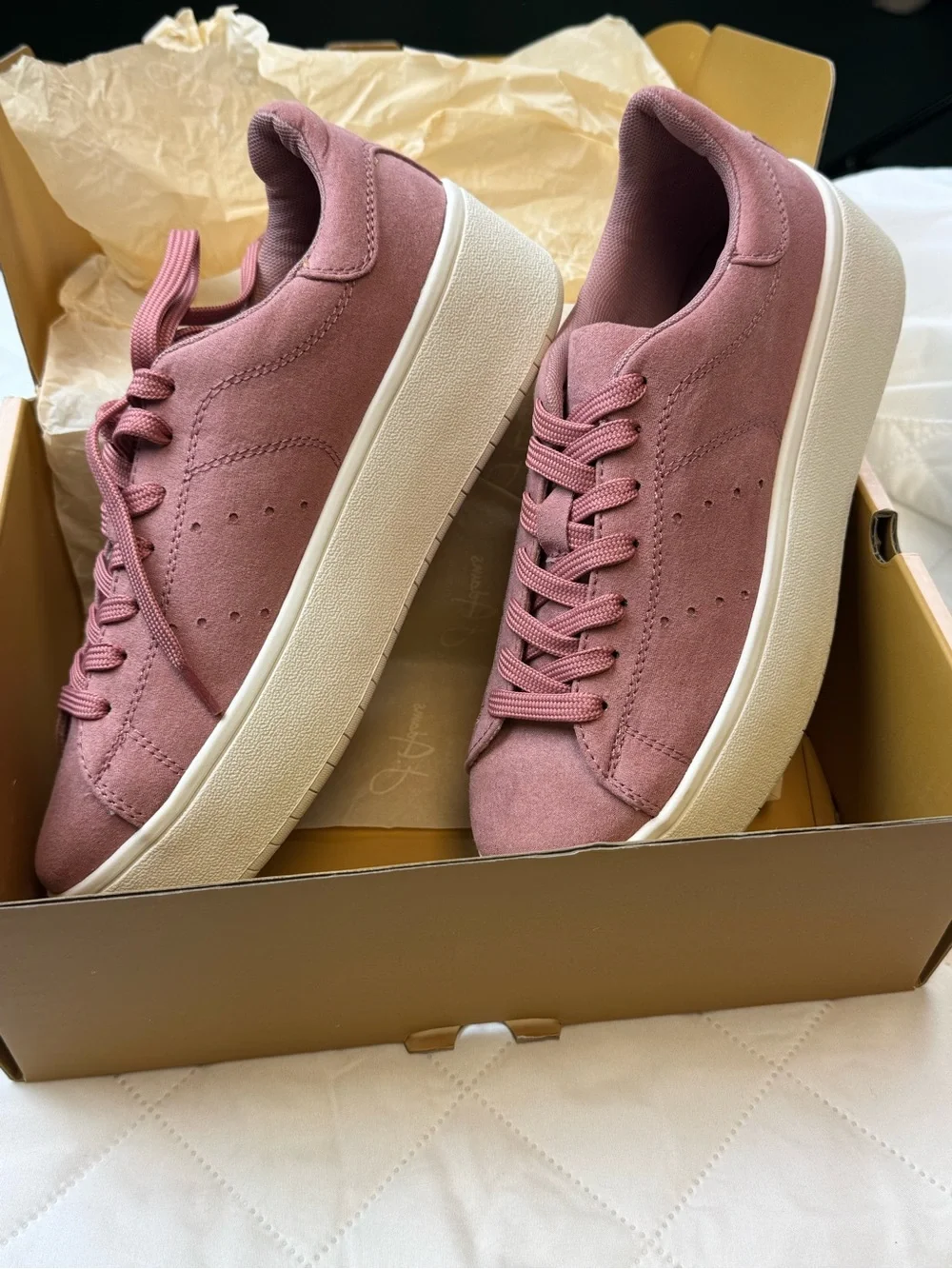 J. Adams Hero Platform Sneakers for Women - Casual Lace Up Fashion Tennis Shoes - Picture 6 of 9